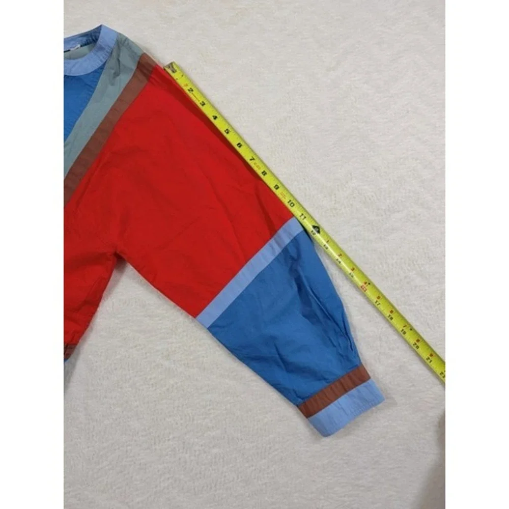 Tory‎ Burch Color-Block Poplin Tunic Top Womens Size 2